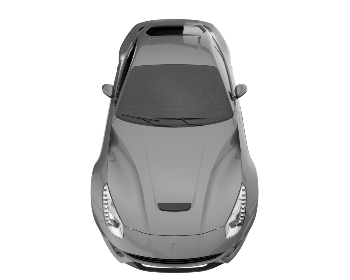 Sport car isolated on transparent background. 3d rendering - illustration png