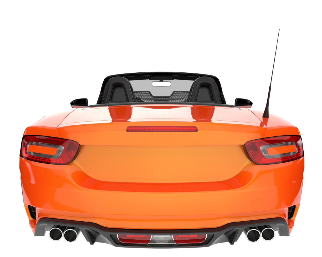 Sport car isolated on transparent background. 3d rendering - illustration png