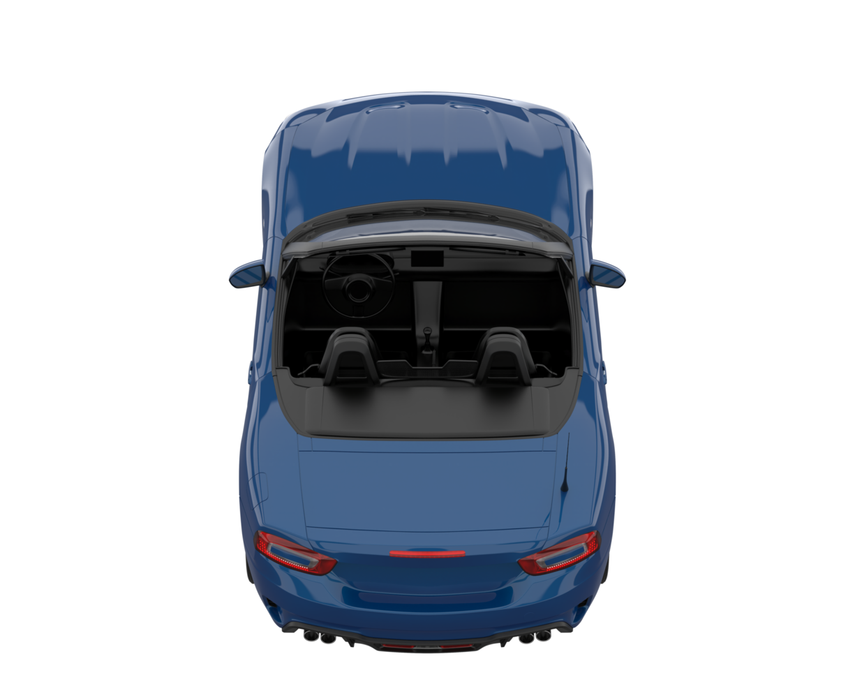 Sport car isolated on transparent background. 3d rendering - illustration png