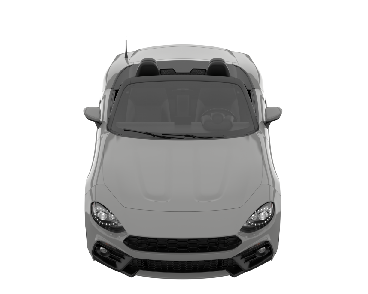 Sport car isolated on transparent background. 3d rendering - illustration png