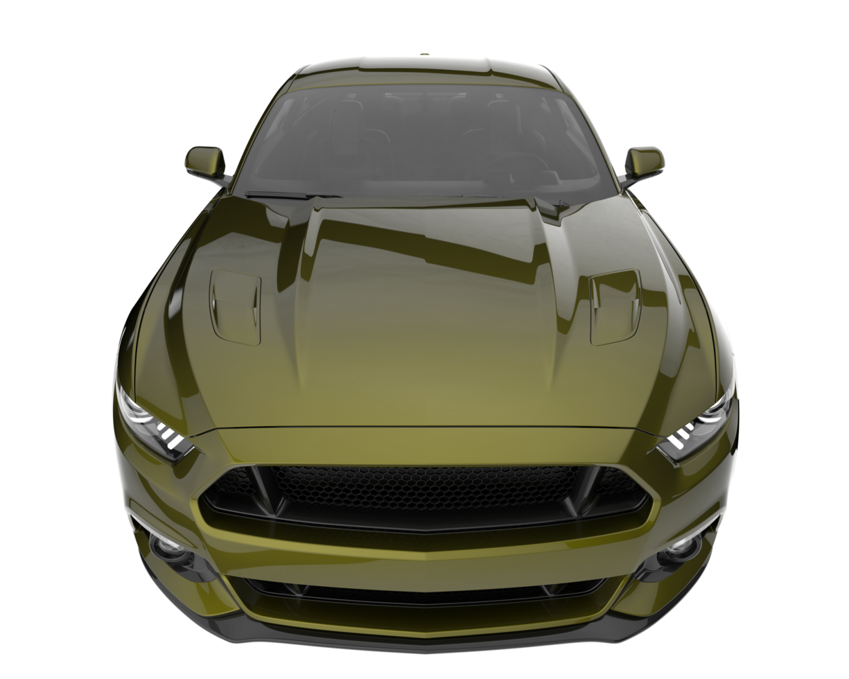 Sport car isolated on transparent background. 3d rendering - illustration png