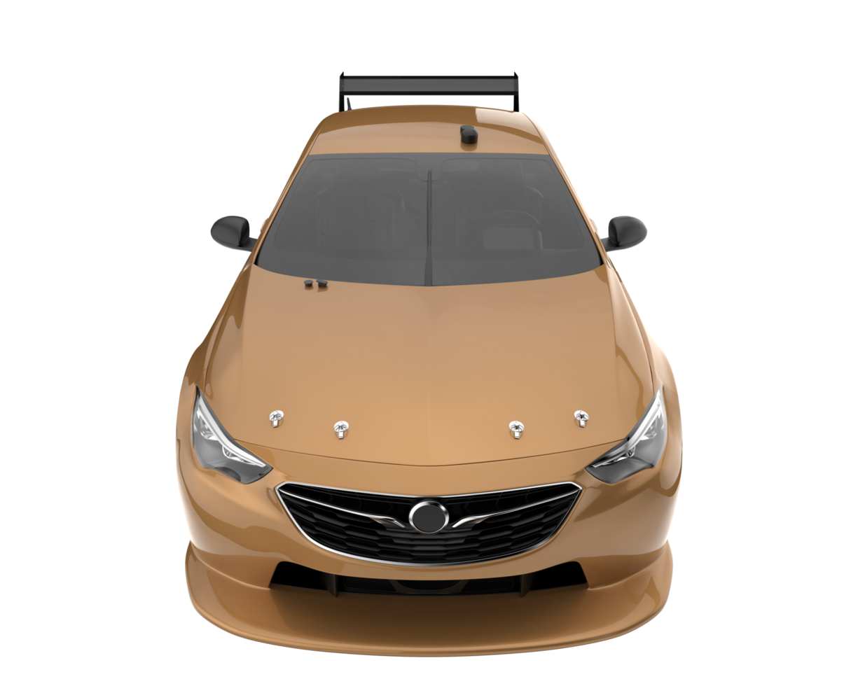 Sport car isolated on transparent background. 3d rendering - illustration png