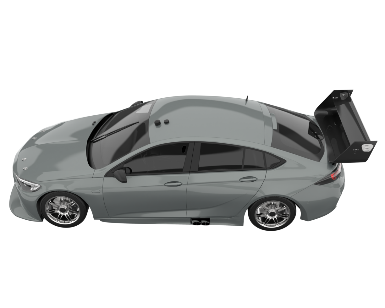 voiture de sport isolée sur fond transparent. rendu 3d - illustration png