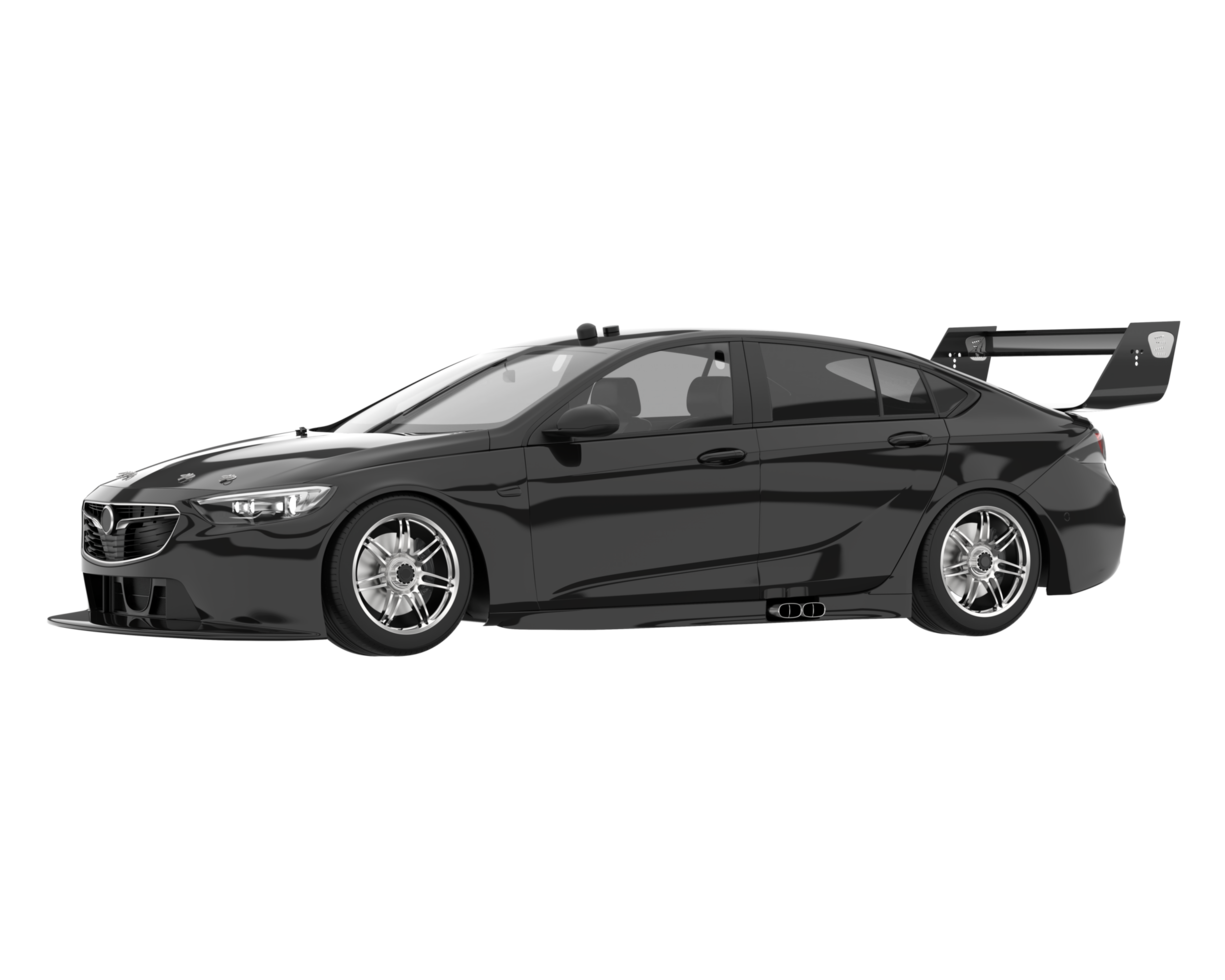 Sport car isolated on transparent background. 3d rendering - illustration png
