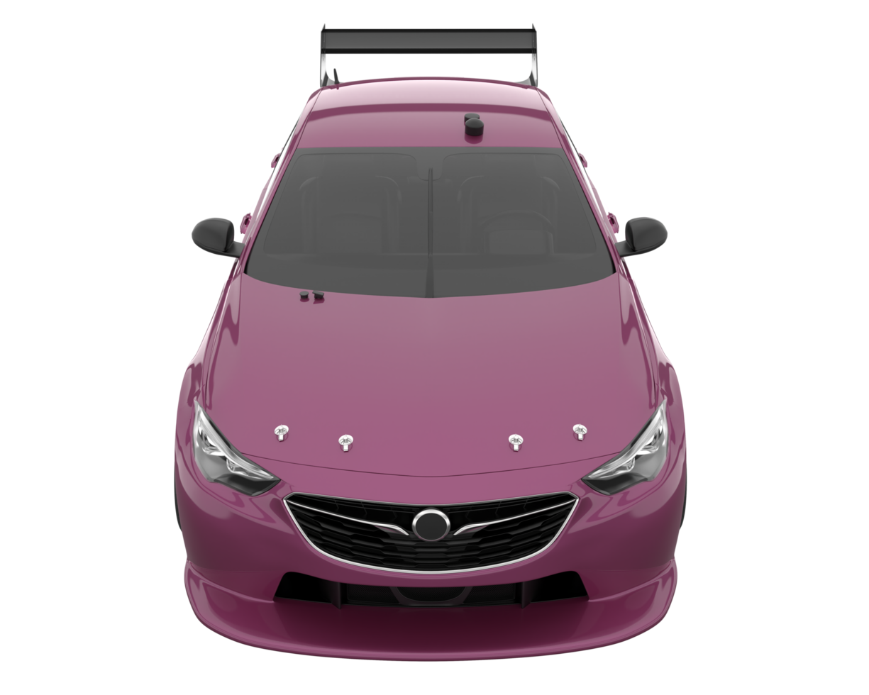 Sport car isolated on transparent background. 3d rendering - illustration png