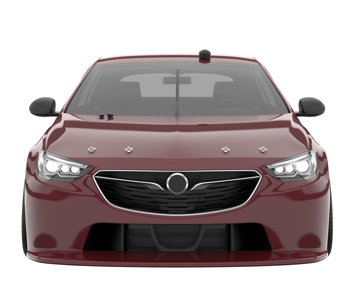 Sport car isolated on transparent background. 3d rendering - illustration png