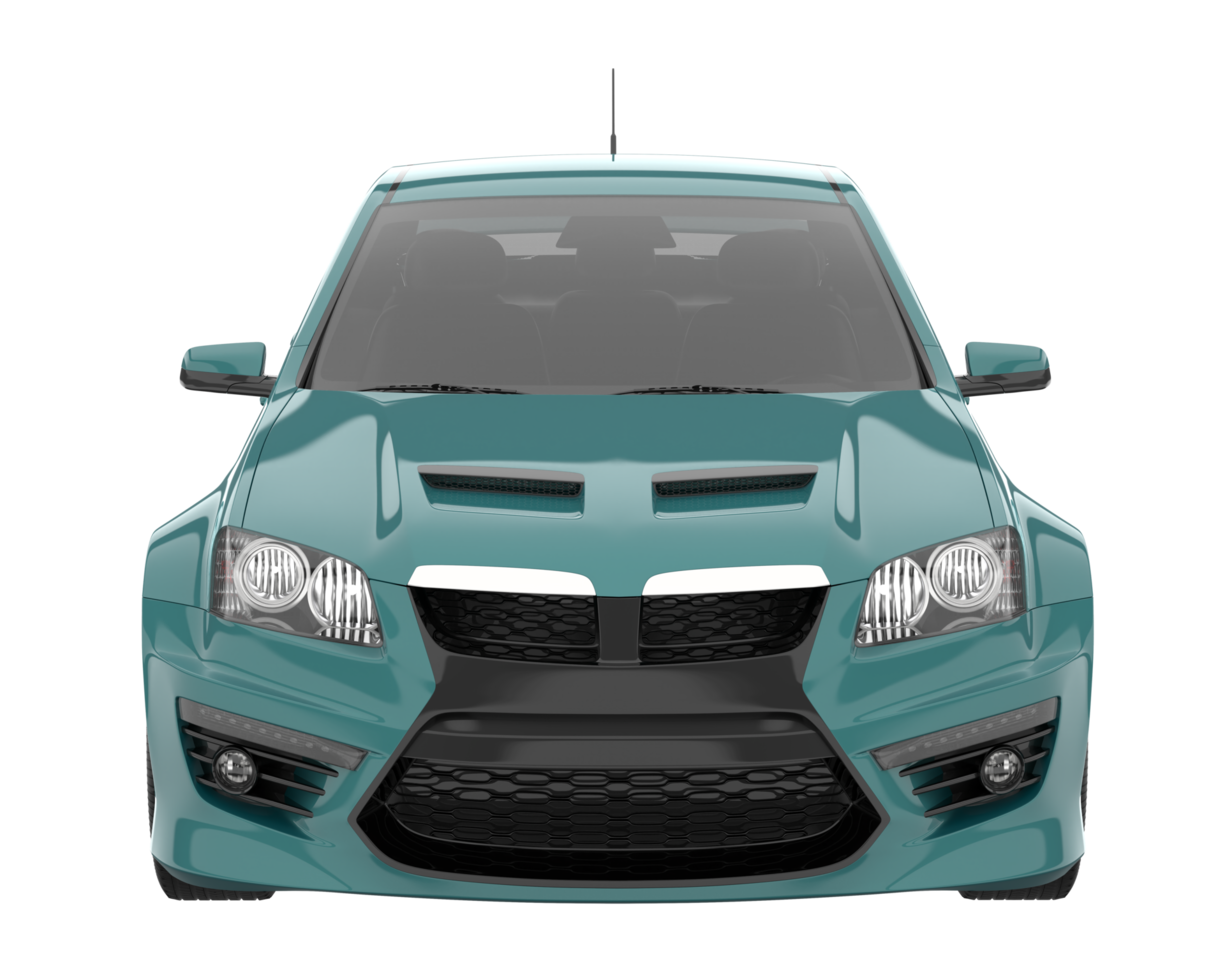 Sport car isolated on transparent background. 3d rendering - illustration png
