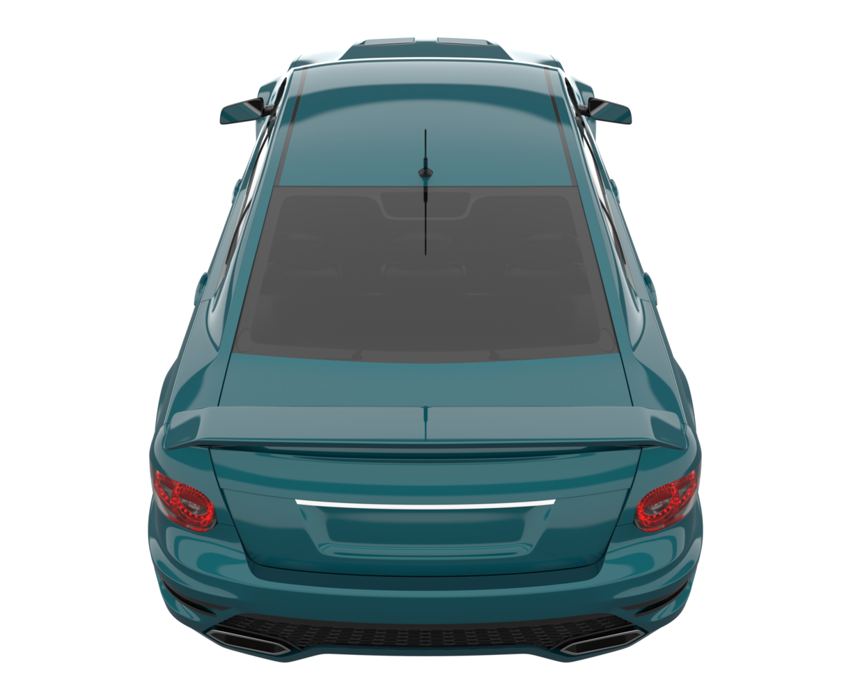 Sport car isolated on transparent background. 3d rendering - illustration png