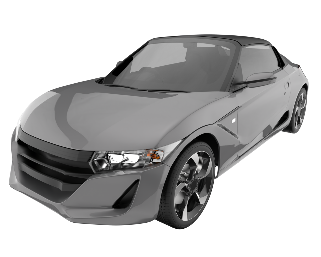 Sport car isolated on transparent background. 3d rendering - illustration png