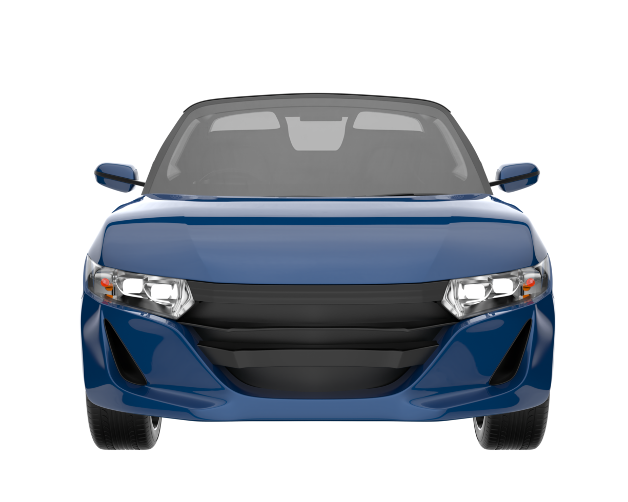 Sport car isolated on transparent background. 3d rendering - illustration png