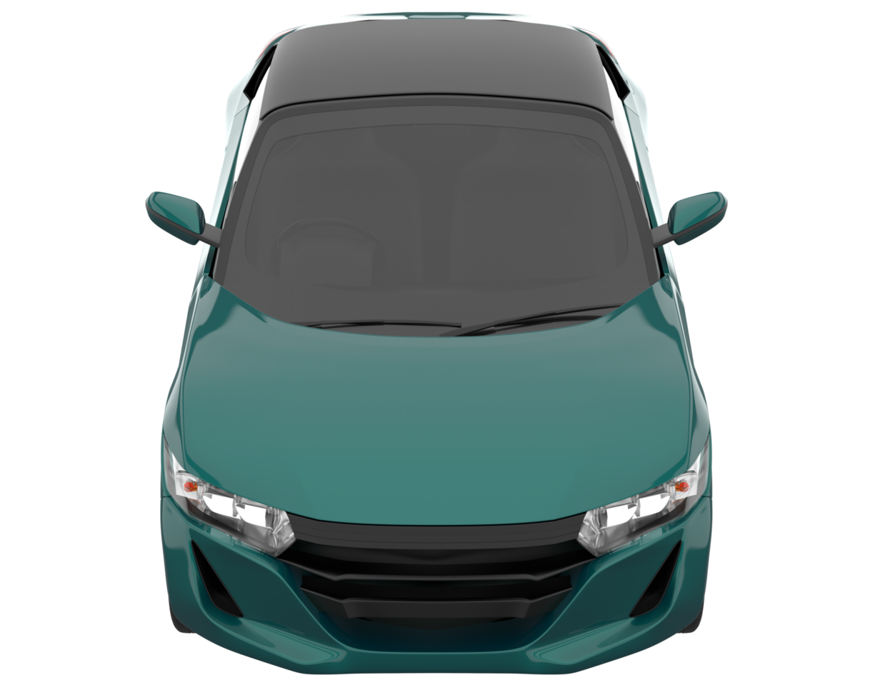 Sport car isolated on transparent background. 3d rendering - illustration png