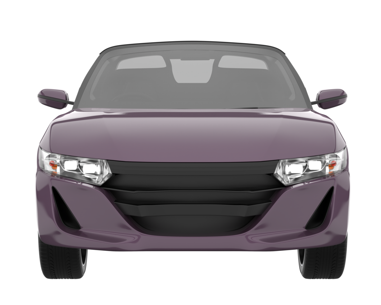 Sport car isolated on transparent background. 3d rendering - illustration png