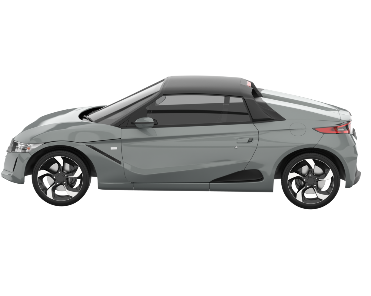 carro esporte isolado em fundo transparente. renderização 3D - ilustração png