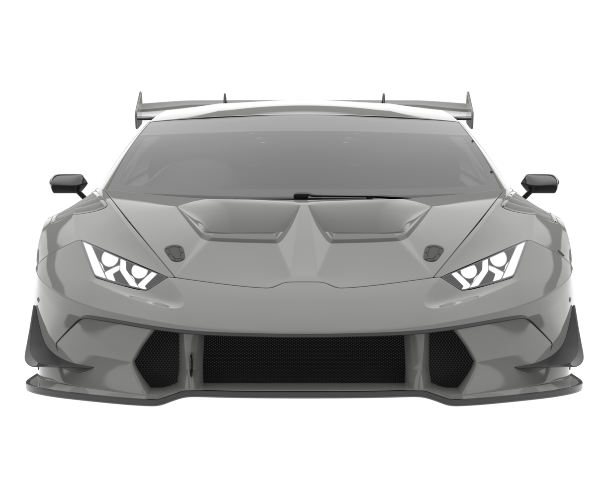 carro esporte isolado em fundo transparente. renderização 3D - ilustração png