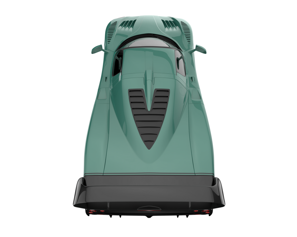 Sport car isolated on transparent background. 3d rendering - illustration png
