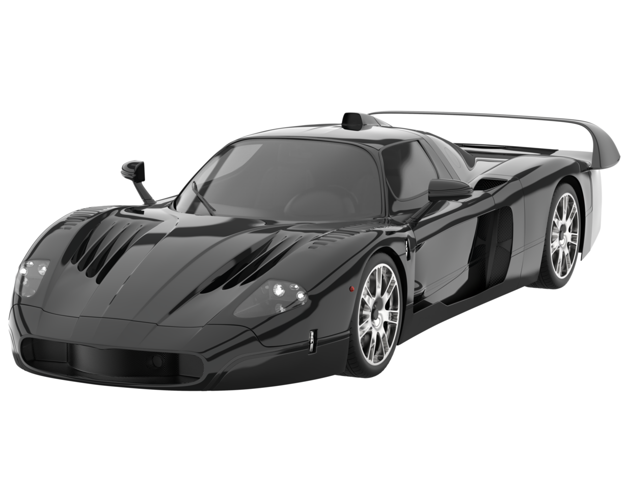 Sport car isolated on transparent background. 3d rendering - illustration png