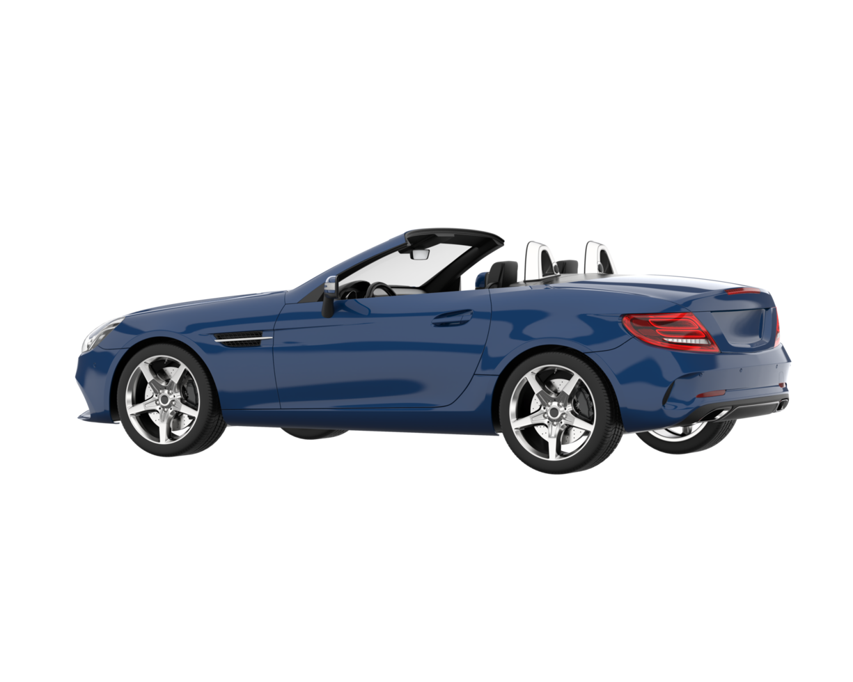 carro esporte isolado em fundo transparente. renderização 3D - ilustração png