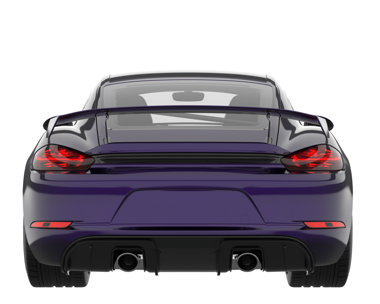 Sport car isolated on transparent background. 3d rendering - illustration png