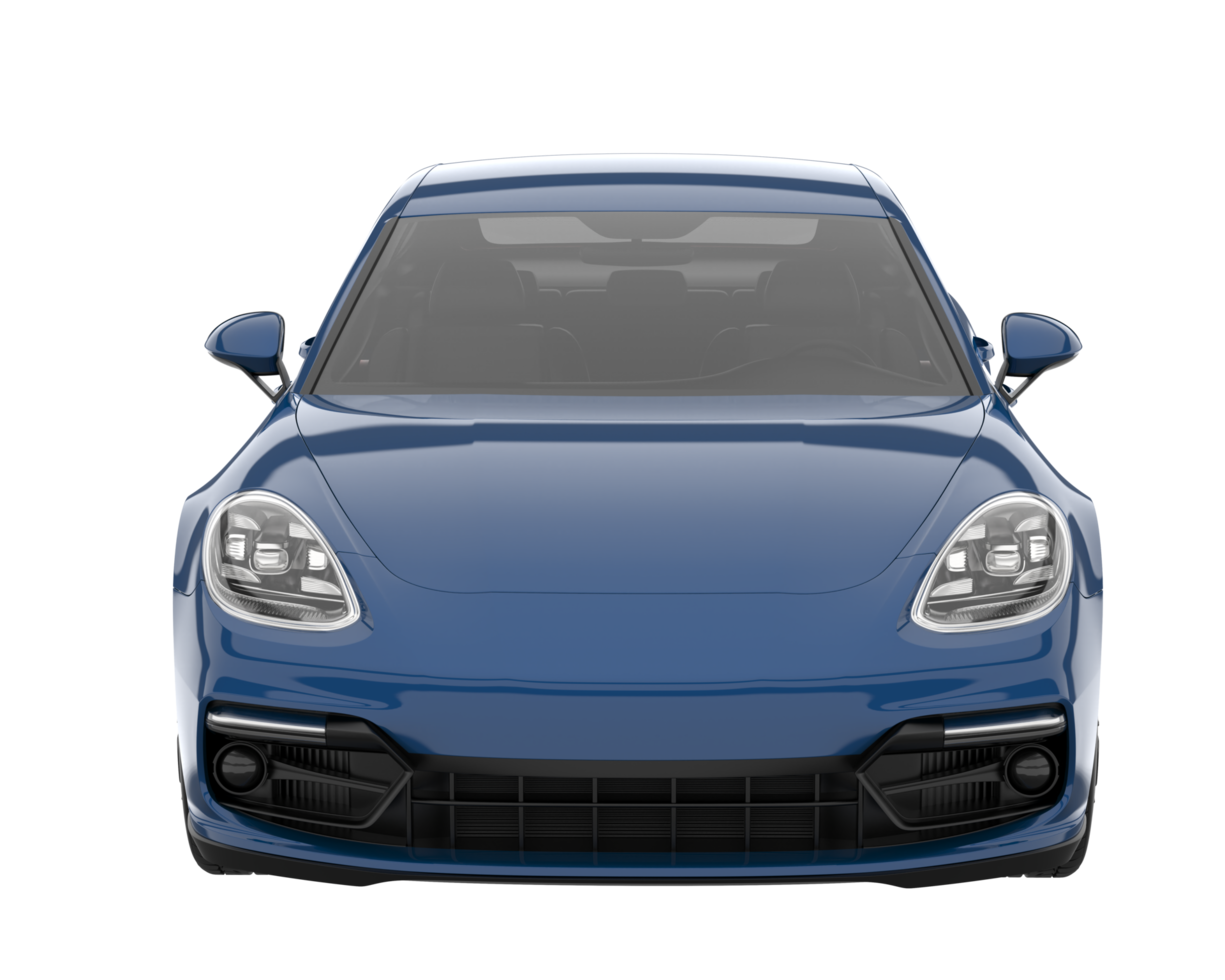 Sport car isolated on transparent background. 3d rendering - illustration png