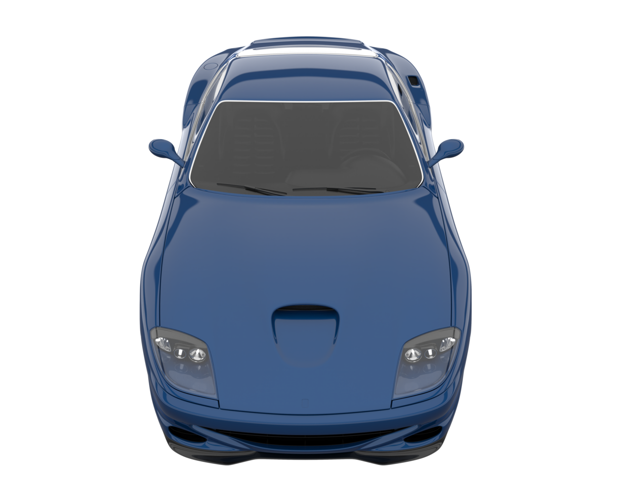 Sport car isolated on transparent background. 3d rendering - illustration png