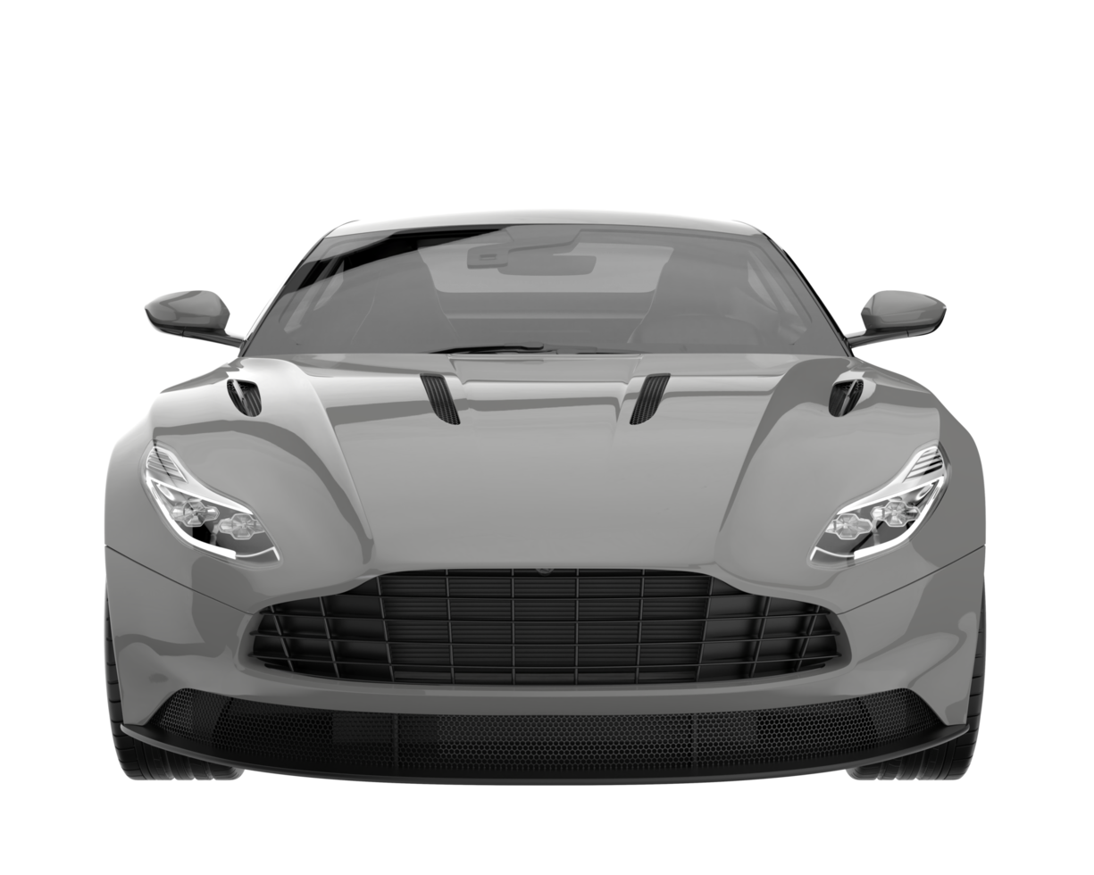 Sport car isolated on transparent background. 3d rendering - illustration png