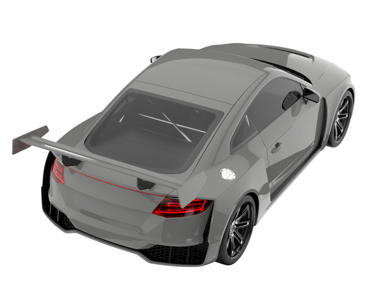 Sport car isolated on transparent background. 3d rendering - illustration png