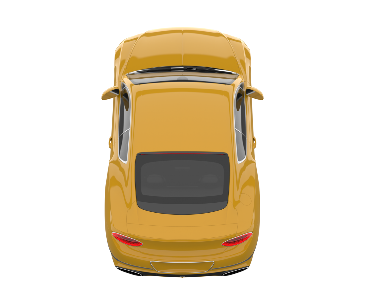 Sport car isolated on transparent background. 3d rendering - illustration png