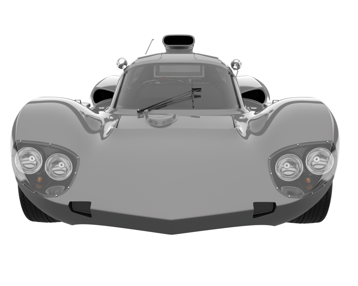 Sport car isolated on transparent background. 3d rendering - illustration png