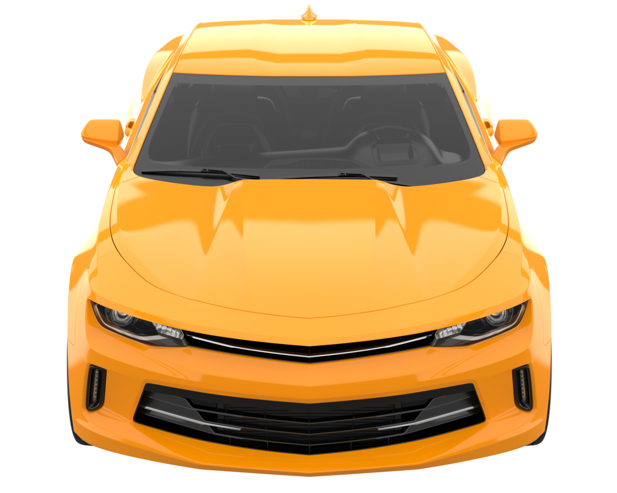 Sport car isolated on transparent background. 3d rendering - illustration png