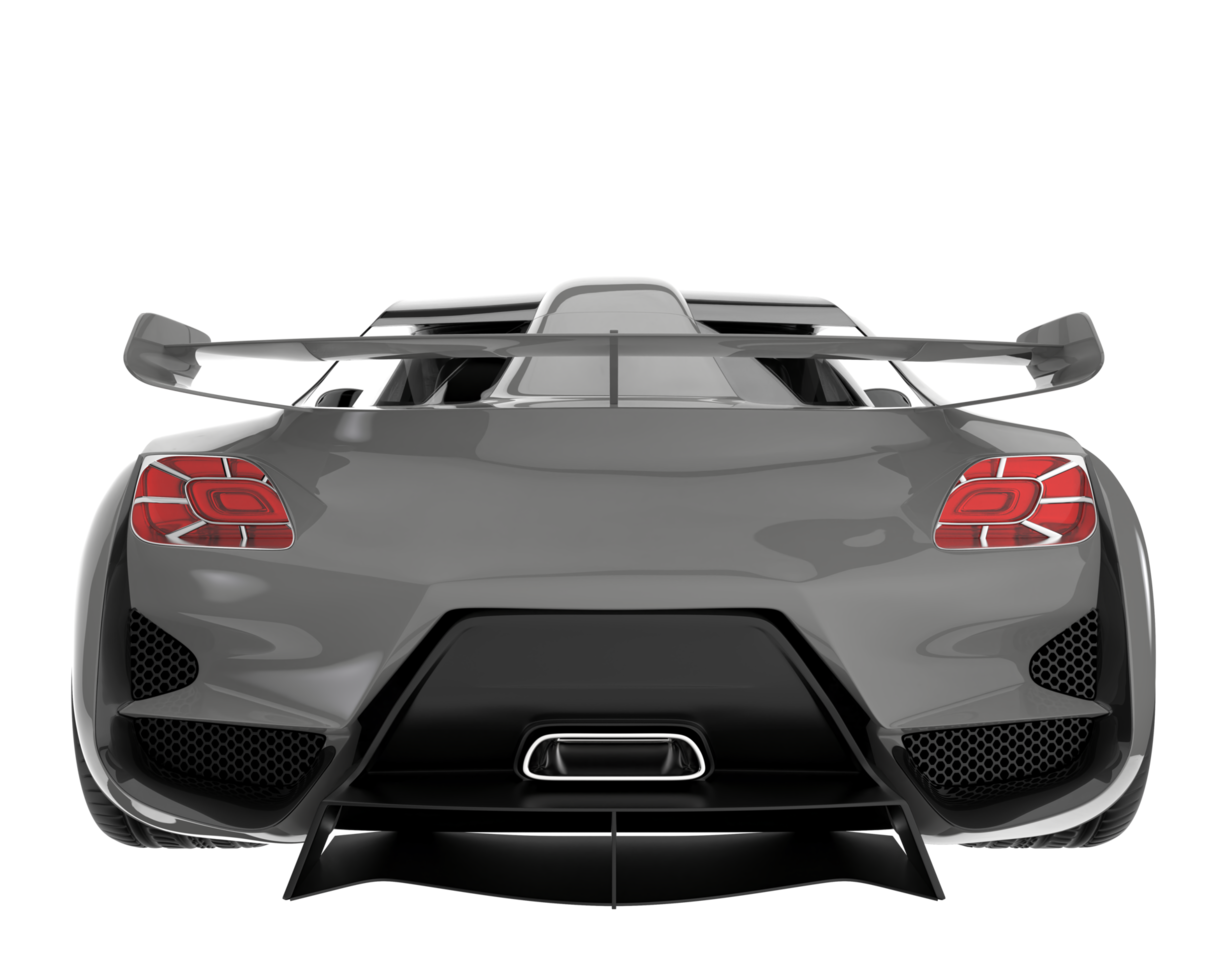 voiture de sport isolée sur fond transparent. rendu 3d - illustration png