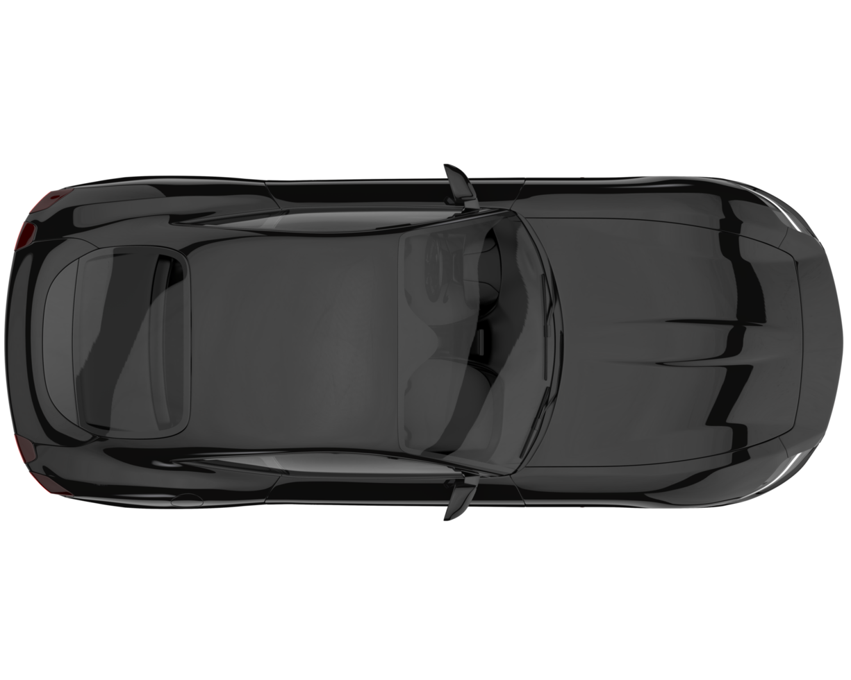 sport auto isolato su trasparente sfondo. 3d interpretazione - illustrazione png