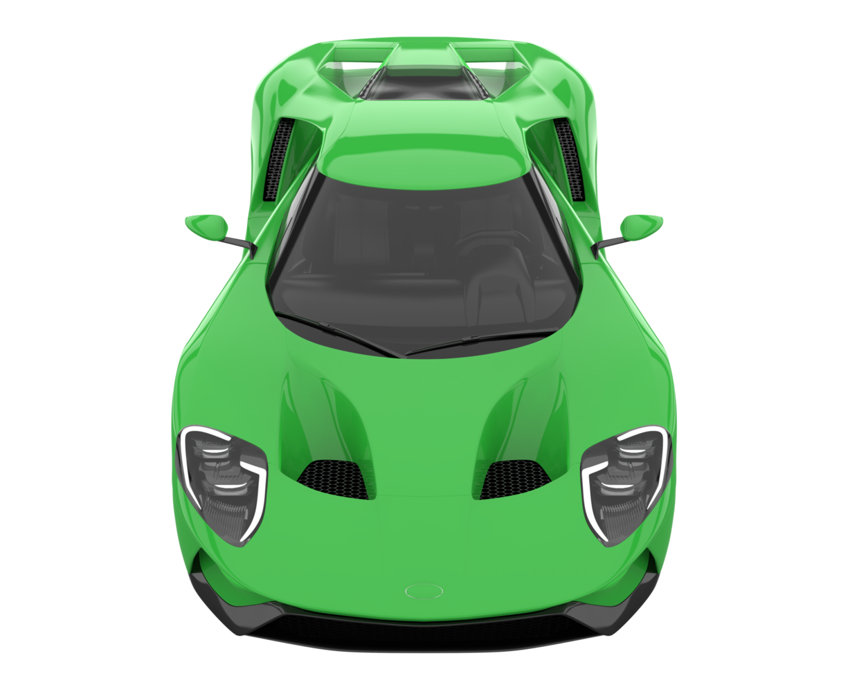 Sport car isolated on transparent background. 3d rendering - illustration png