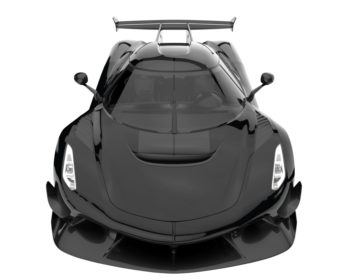 Sport car isolated on transparent background. 3d rendering - illustration png