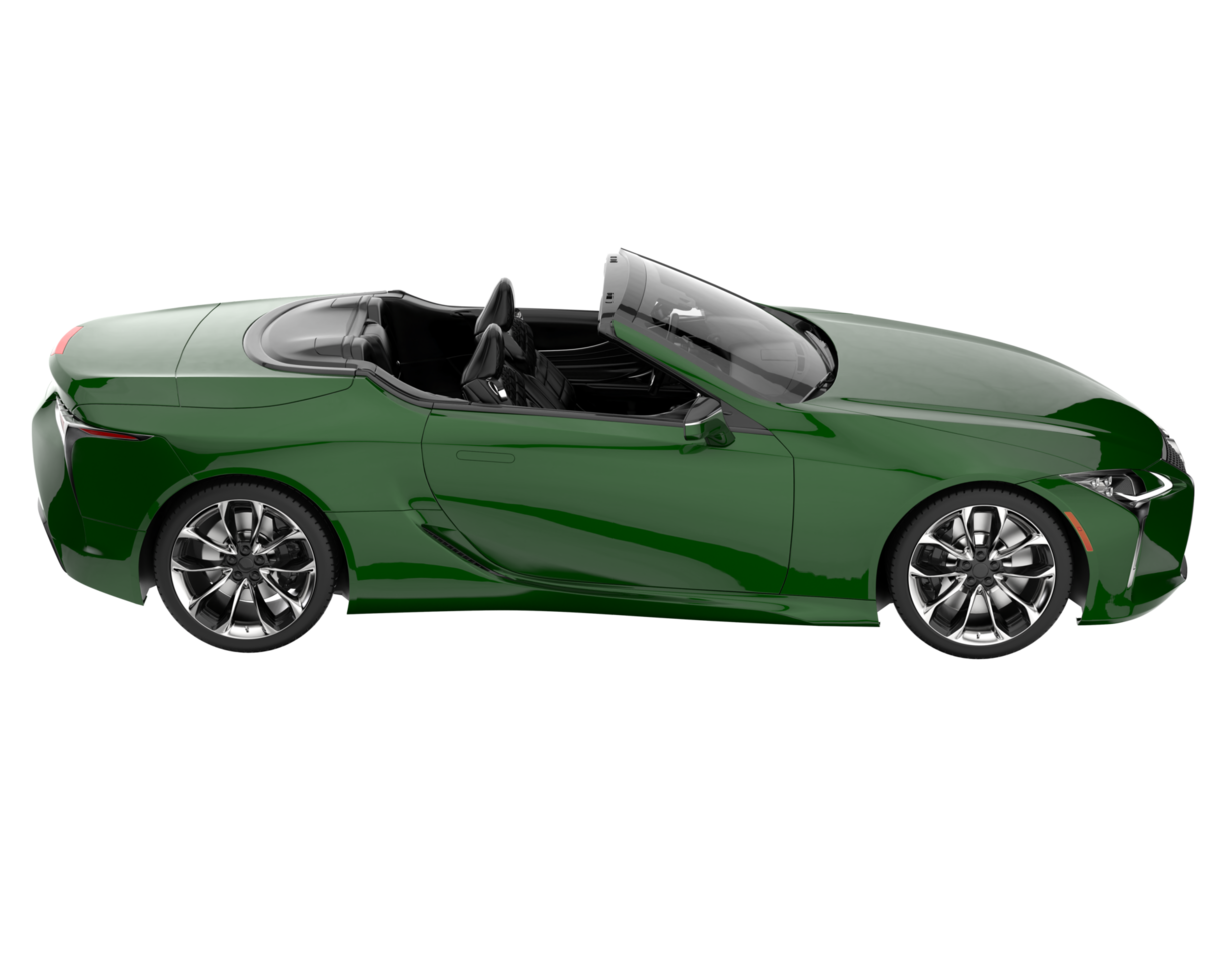 voiture de sport isolée sur fond transparent. rendu 3d - illustration png