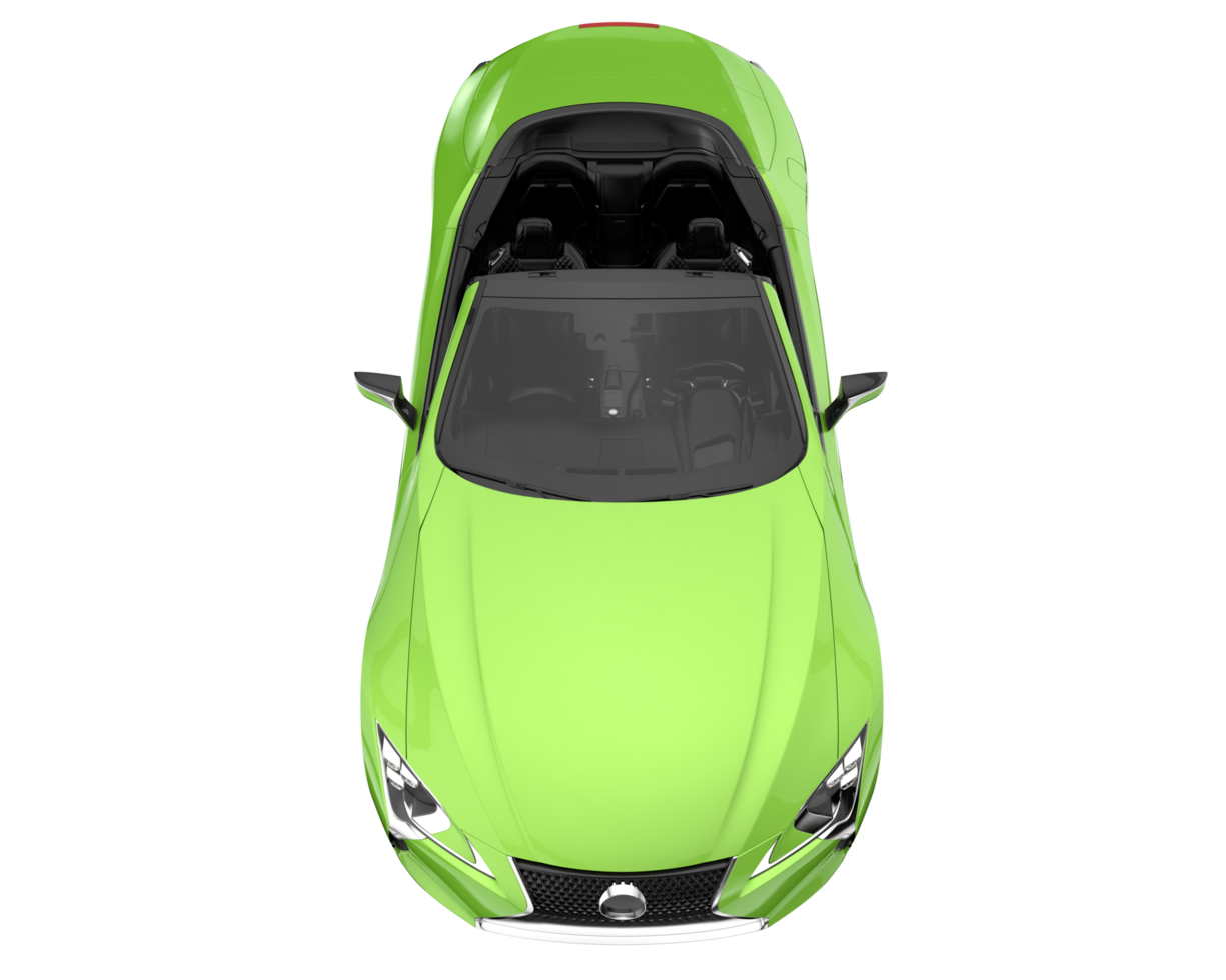 Sport car isolated on transparent background. 3d rendering - illustration png