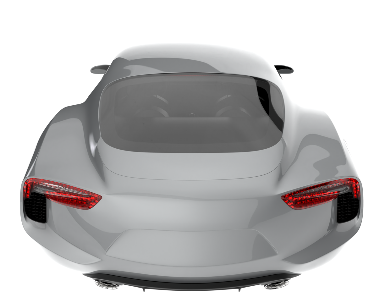 voiture de sport isolée sur fond transparent. rendu 3d - illustration png