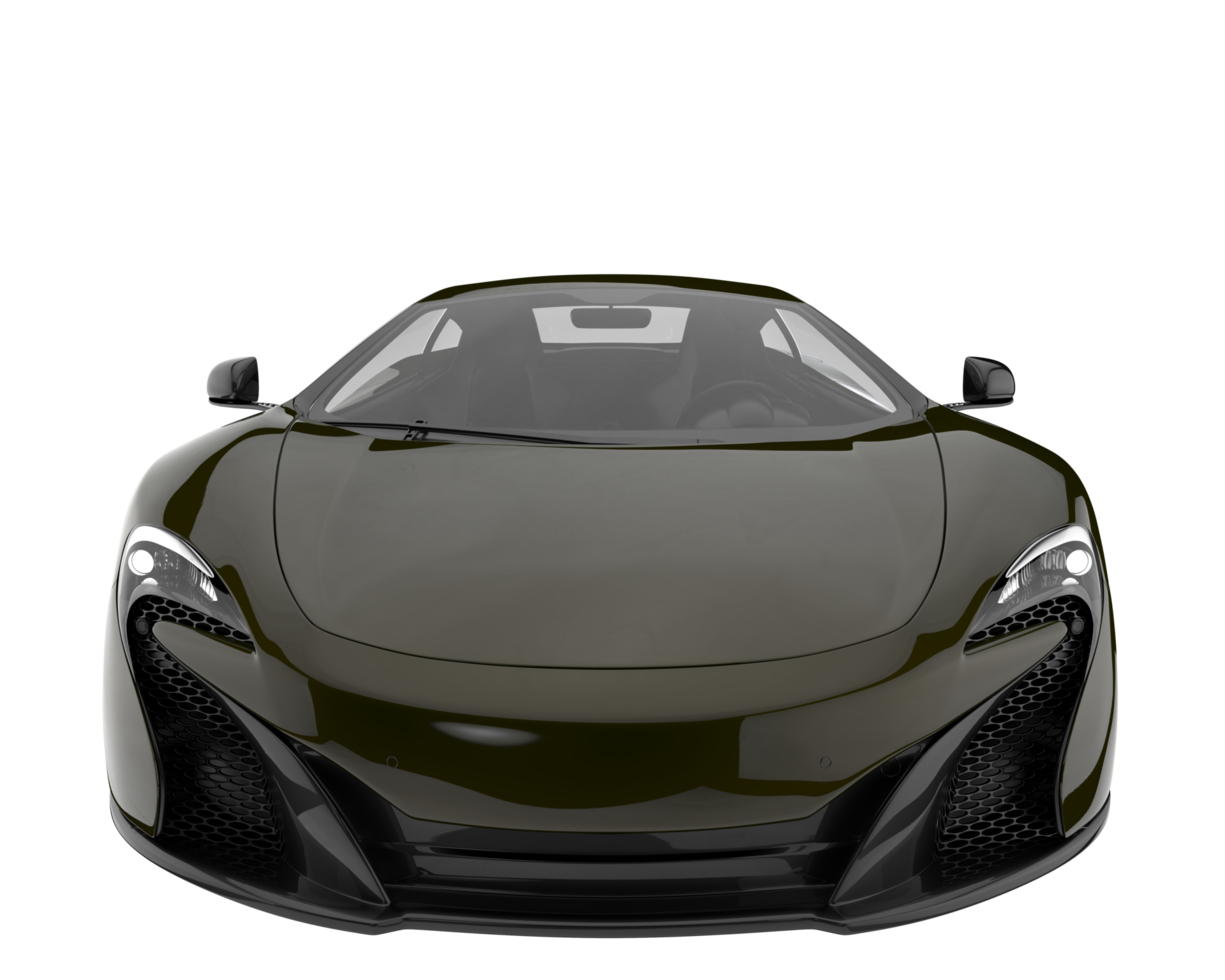 Sport car isolated on transparent background. 3d rendering - illustration png