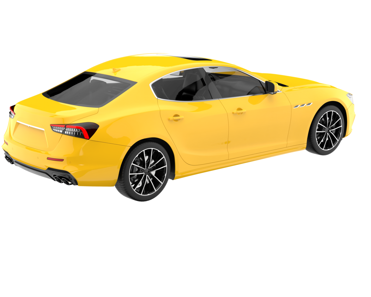 Sport car isolated on transparent background. 3d rendering - illustration png