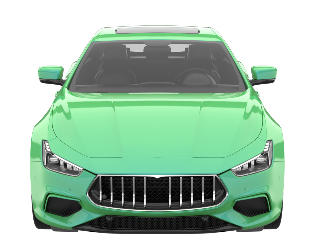 Sport car isolated on transparent background. 3d rendering - illustration png