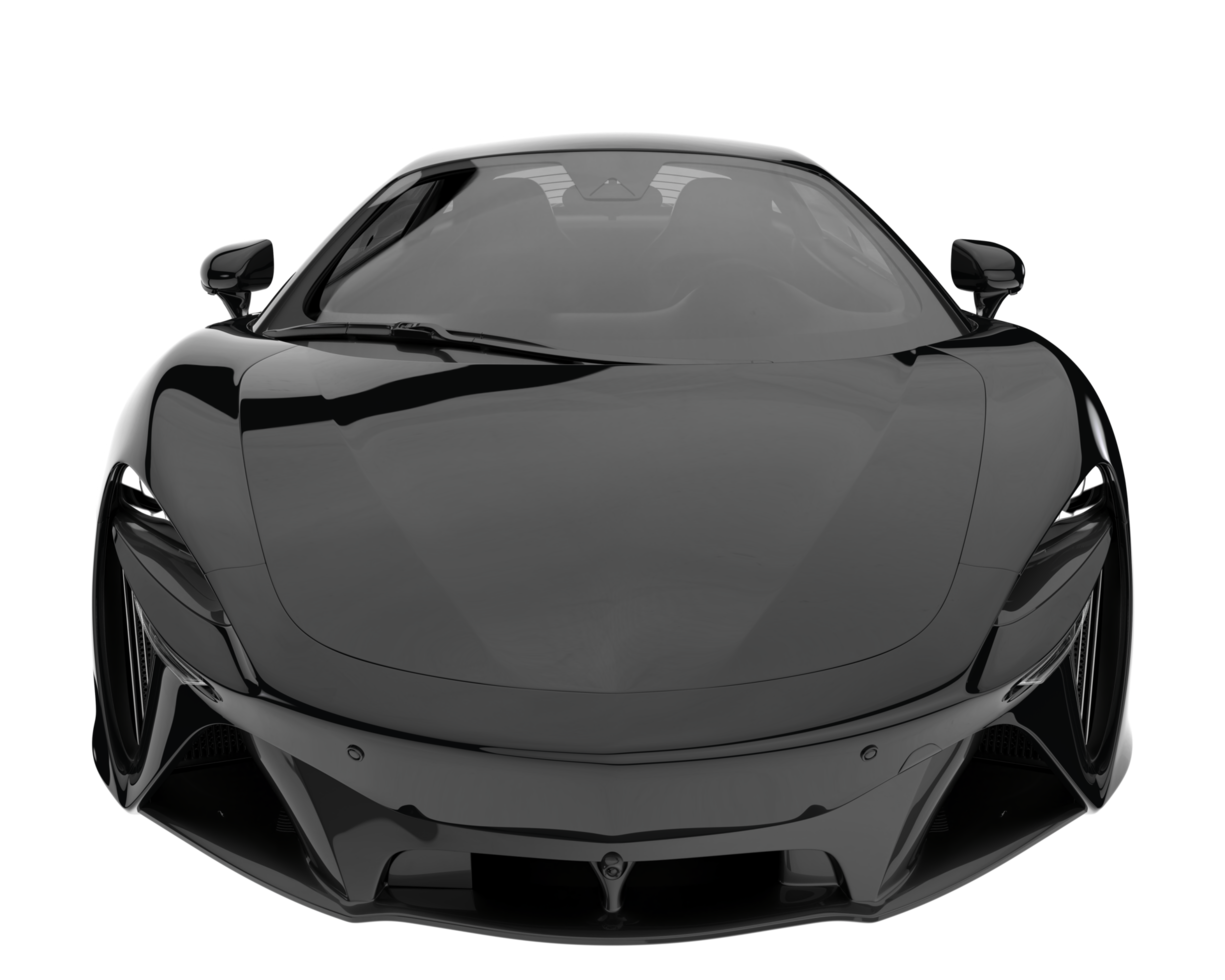 voiture de sport isolée sur fond transparent. rendu 3d - illustration png