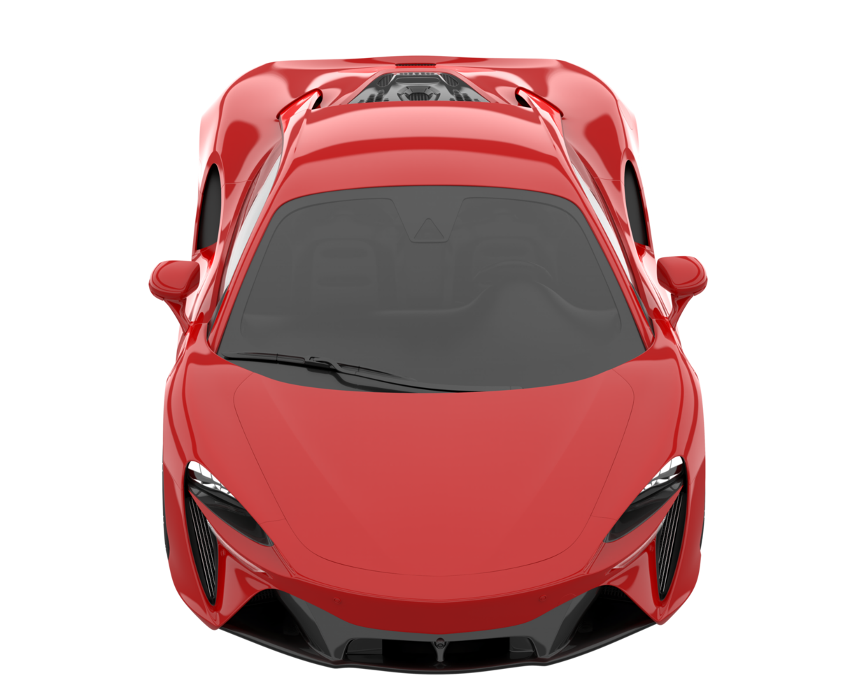 Sport car isolated on transparent background. 3d rendering - illustration png