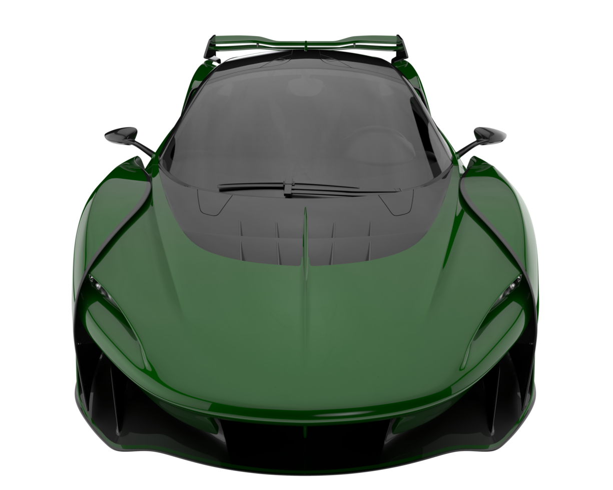 Sport car isolated on transparent background. 3d rendering - illustration png
