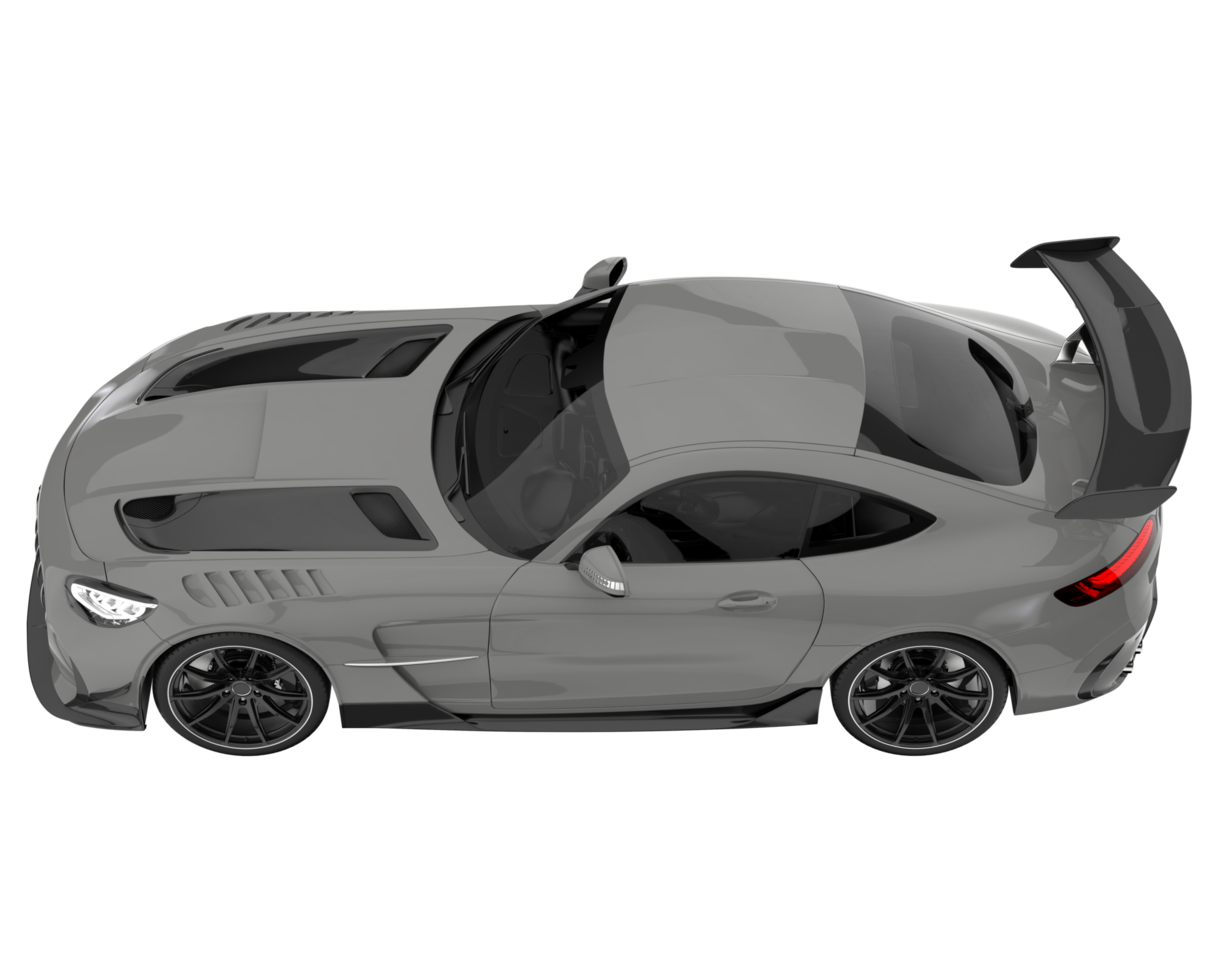 carro esporte isolado em fundo transparente. renderização 3D - ilustração png