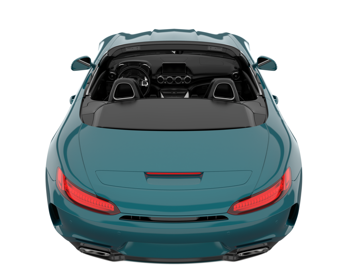 Sport car isolated on transparent background. 3d rendering - illustration png