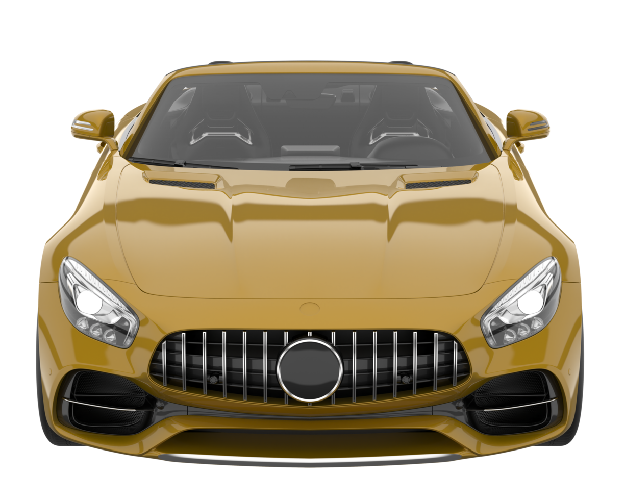 Sport car isolated on transparent background. 3d rendering - illustration png