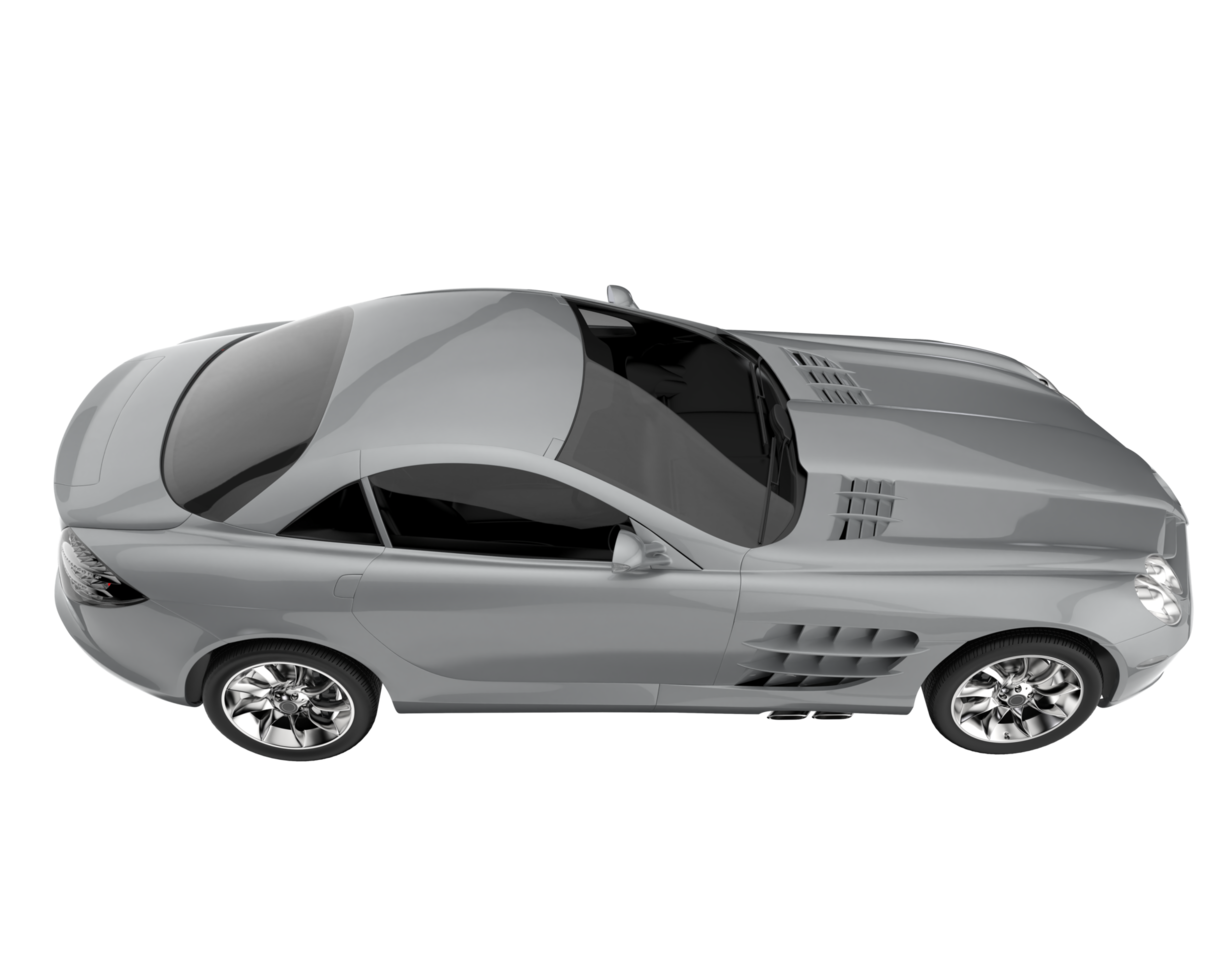 Sport car isolated on transparent background. 3d rendering - illustration png