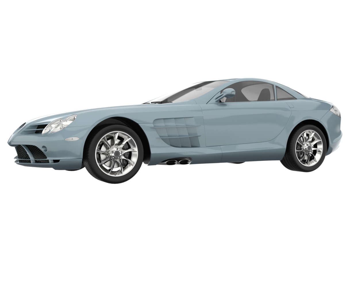 Sport car isolated on transparent background. 3d rendering - illustration png