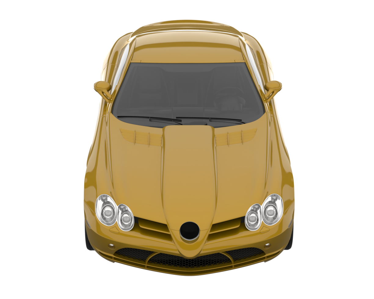 Sport car isolated on transparent background. 3d rendering - illustration png