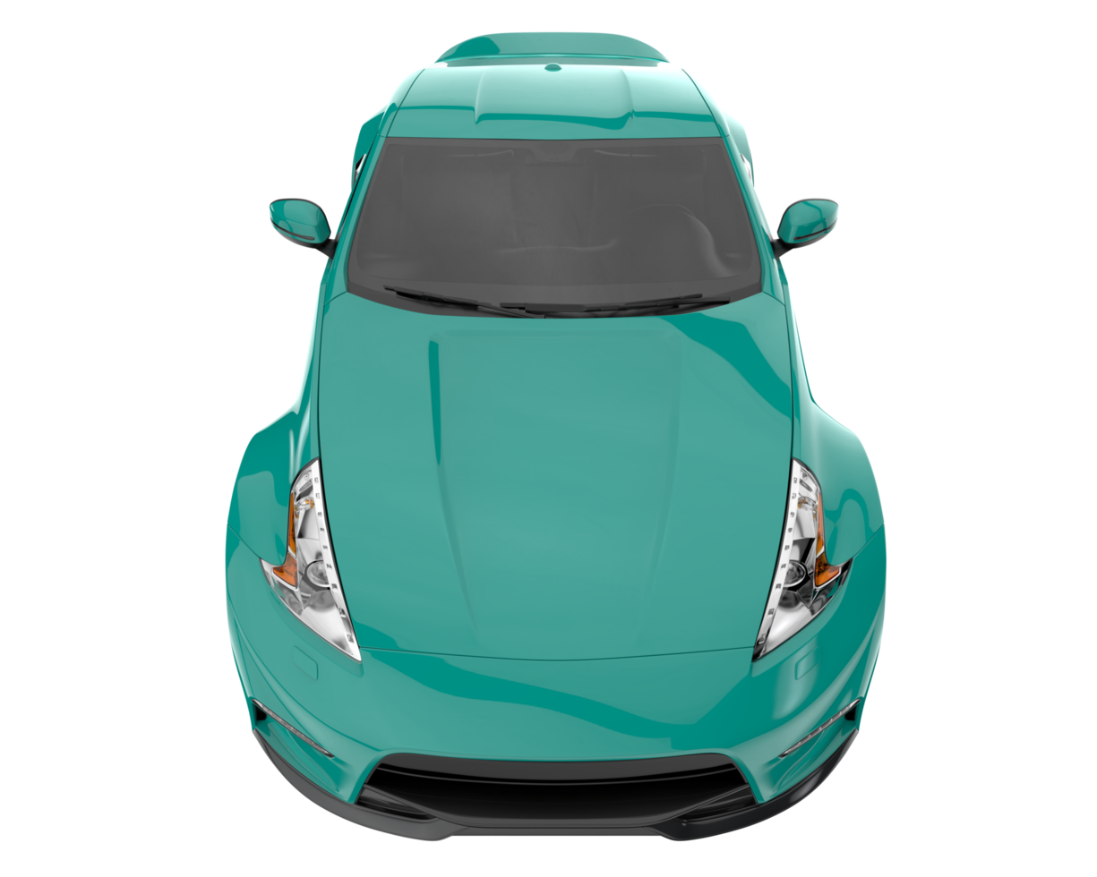 Sport car isolated on transparent background. 3d rendering - illustration png