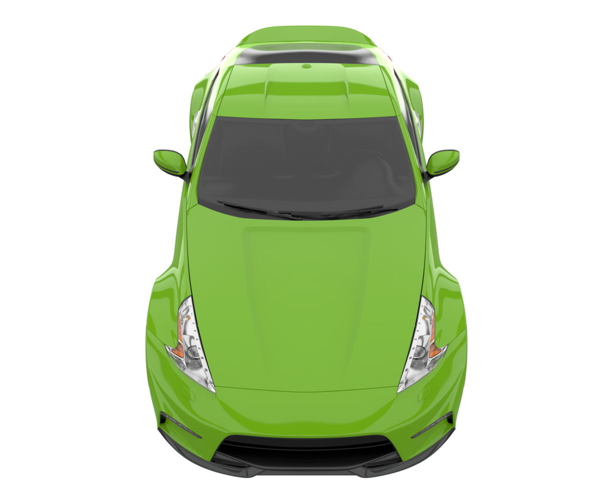 Sport car isolated on transparent background. 3d rendering - illustration png